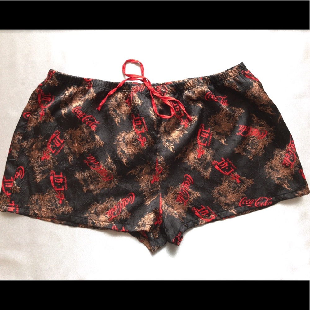 Vintage Coca Cola Women’s Short Boxer Shorts L